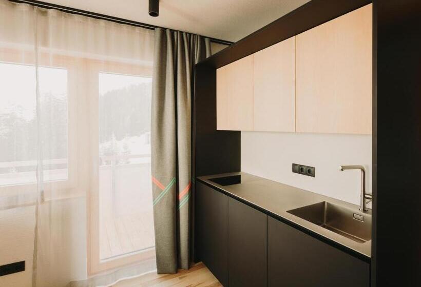 إستديو قياسى مزود بشرفة, Alpin   Studios & Suites