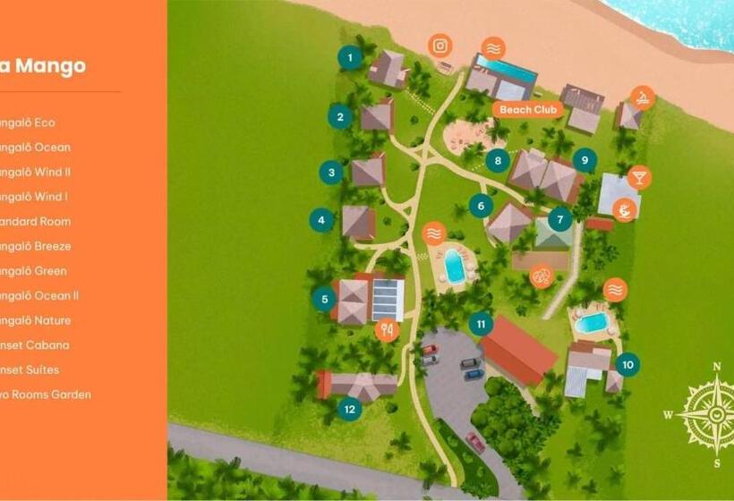 Номер Стандарт Вид на Море, Villa Mango