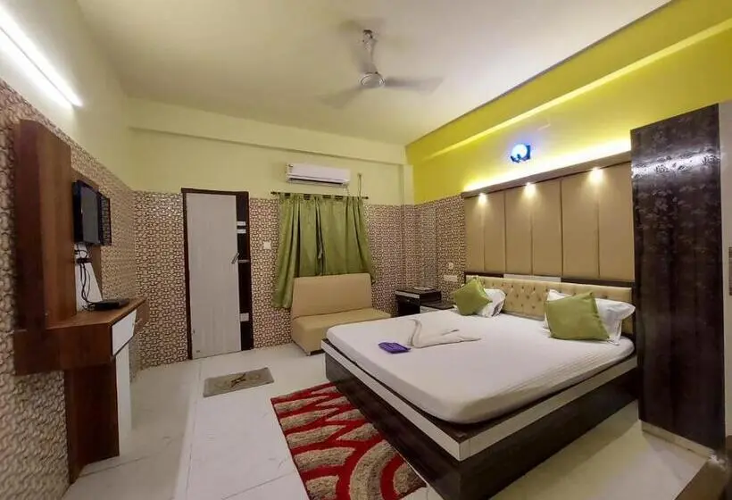 片側に海が見えるデラックスルーム, Hindusthan Inn On Beach