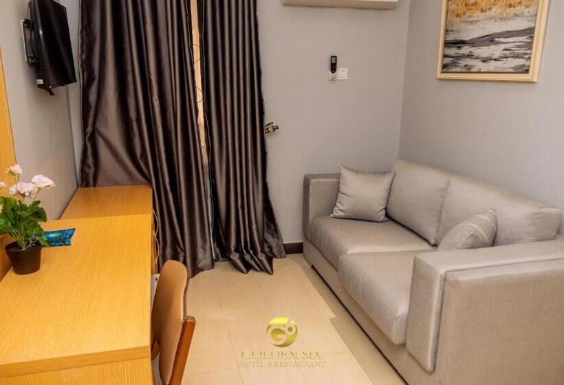 اتاق سوپریور یک تخته, Golden Six Hotel And Restaurant