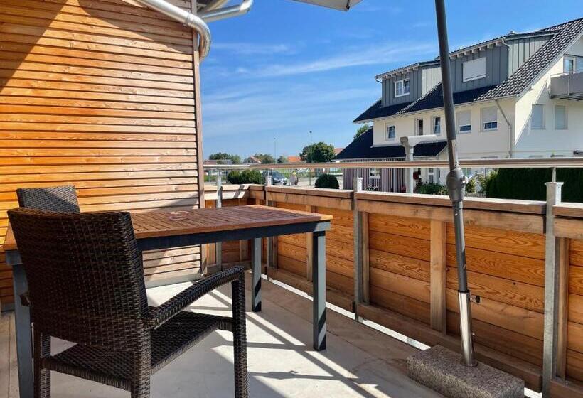 آپارتمان 1 خوابه با بالکن, Landgasthaus Zum Kreuz Gbr