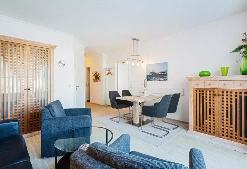 ２ベッドルームアパートメント, Seetelhotel Ostseeresidenz Heringsdorf