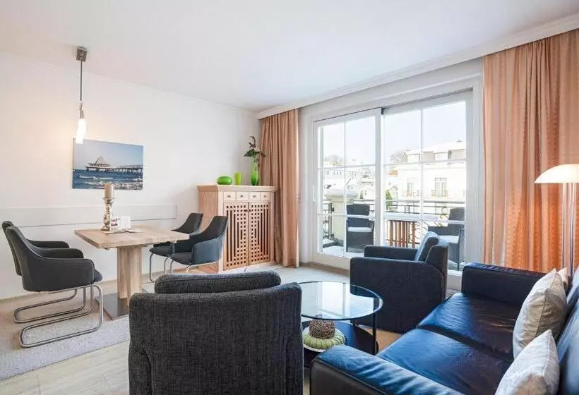 ２ベッドルームアパートメント, Seetelhotel Ostseeresidenz Heringsdorf