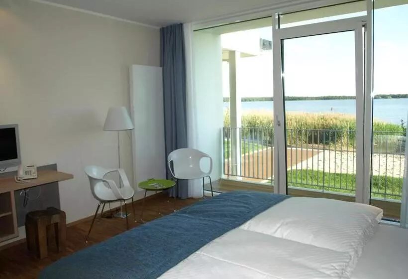 湖の見えるプレミアムルーム, Strandhotel Senftenberger See