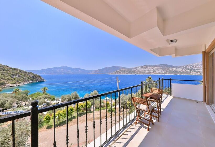 1 Bedroom Deluxe Apartment Sea View, Kuluhana Hotel & Villas Kalkan