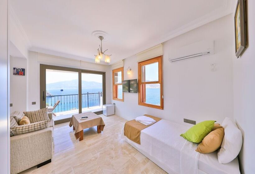 1 Bedroom Deluxe Apartment Sea View, Kuluhana Hotel & Villas Kalkan