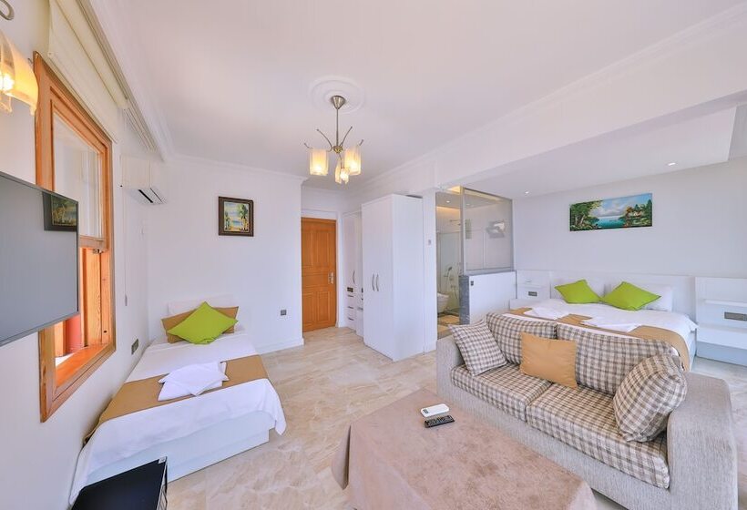 1 Bedroom Deluxe Apartment Sea View, Kuluhana Hotel & Villas Kalkan
