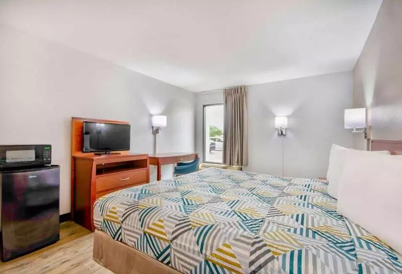 اتاق استاندارد با تخت بزرگ, Motel 6 Abbeville  La