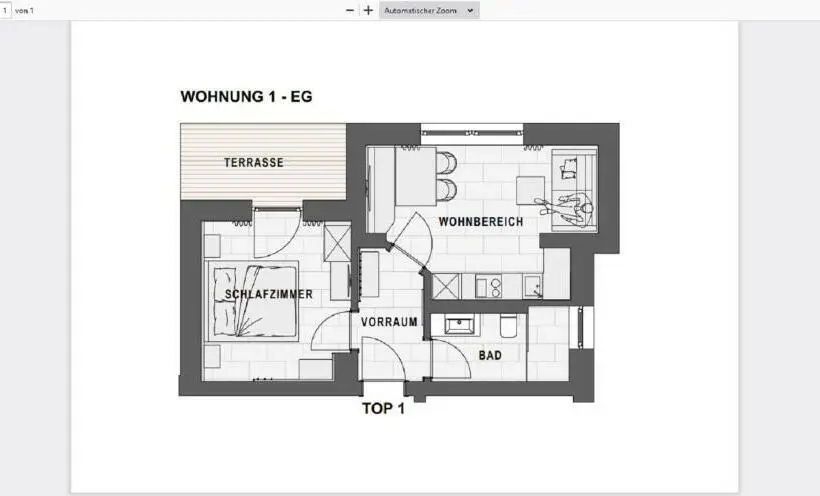 1ベッドルームアパートメント, Lenni´s Apartments