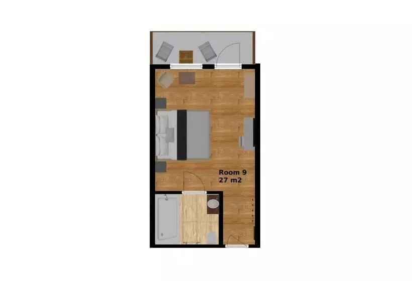 バルコニー付きデラックスルーム, Pension Sonnenheim Rooms&apartments