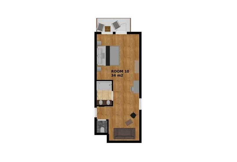 Четырехместный Номер Стандарт с Балконом, Pension Sonnenheim Rooms&apartments