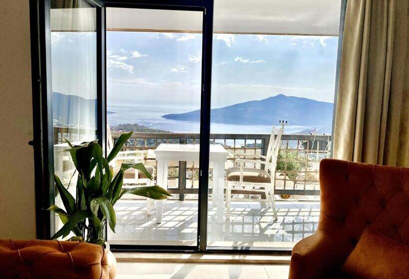 수피리어 스위트 바다 전망, Sultan Hotel Kalkan