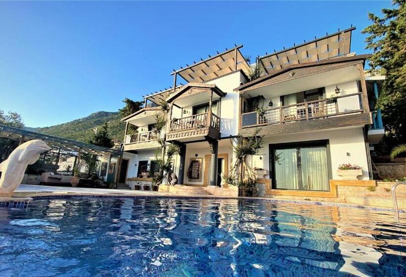 스탠다드 발코니 룸 바다 전망, Sultan Hotel Kalkan