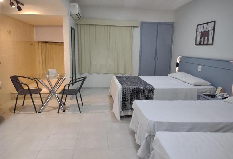 Студия Deluxe, Hot Springs Flat Apart Hotel Master Luxo Com Banheira