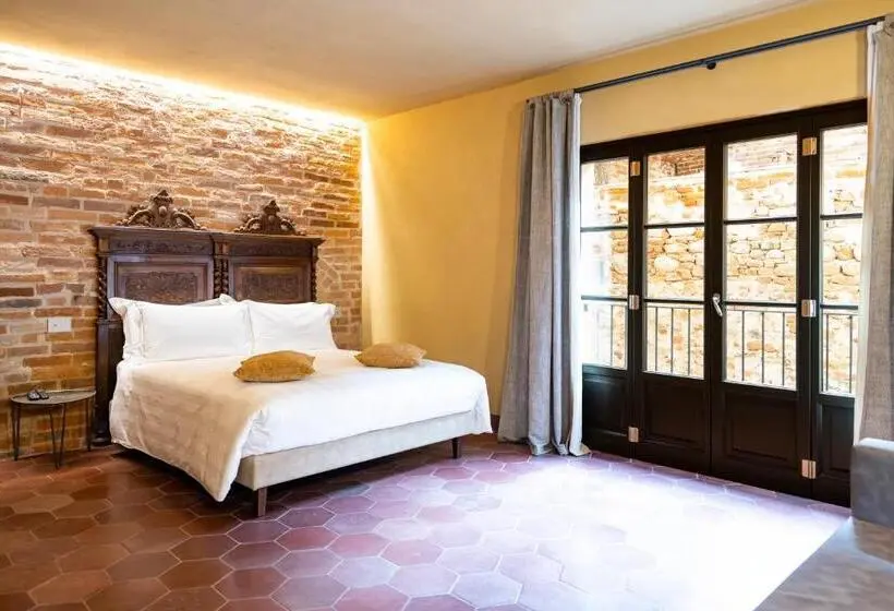 庭の見える1ベッドルームアパートメント, Palazzo Fauzone Relais