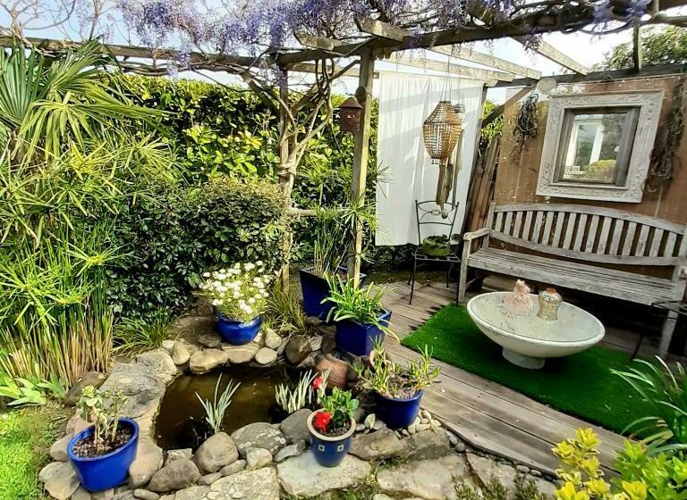 חדר סטנדרט חדר אמבטיה משותף, Chambre Et Jardin