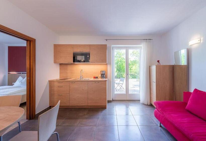 침실 1개 가든 전망 아파트, Sandhof Ferienwohnungen