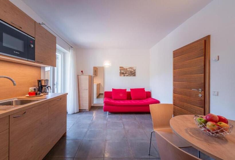 침실 1개 가든 전망 아파트, Sandhof Ferienwohnungen