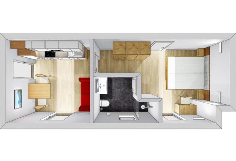 침실 1개 아파트, Sandhof Ferienwohnungen