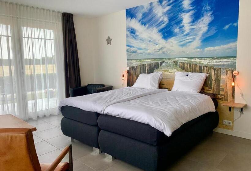 חדר דלוקס נוף לגינה, Groede B&b