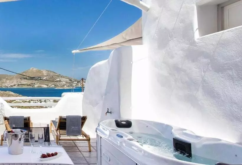 オーシャンビュースーペリアールーム, Yades Suites & Spa   Adults Only