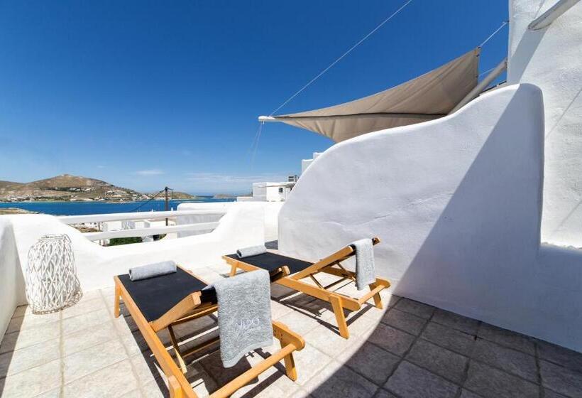 غرفة سوبيريور مطلّة علي البحر, Yades Suites & Spa   Adults Only