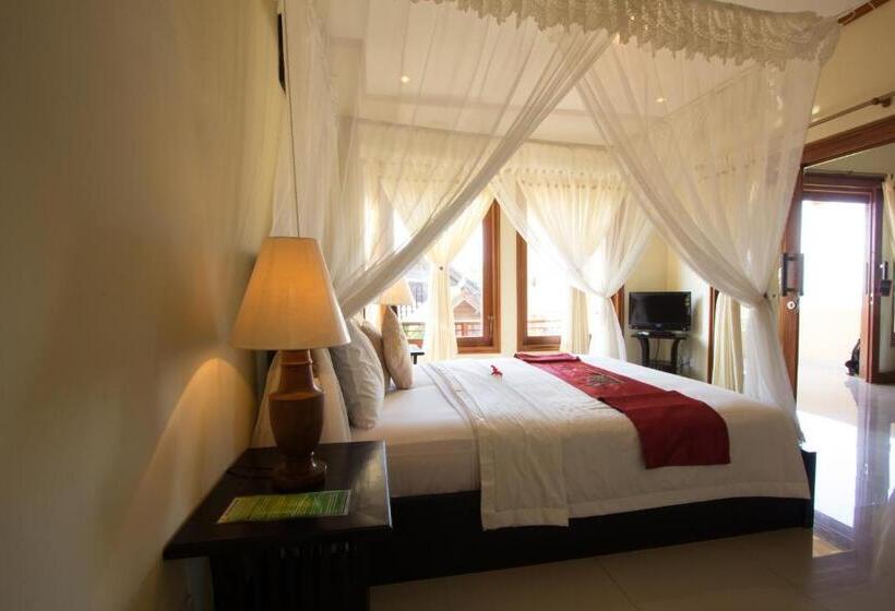 חדר משפחתי נוף לים, Arya Amed Beach Resort And Dive Center