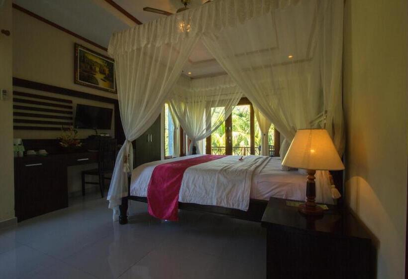 חדר משפחתי נוף לים, Arya Amed Beach Resort And Dive Center