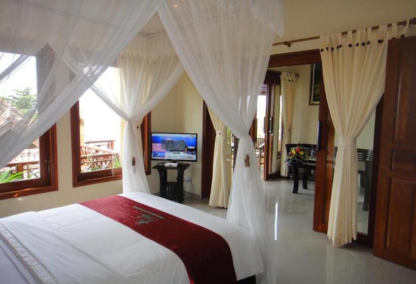 패밀리 룸 바다 전망, Arya Amed Beach Resort And Dive Center