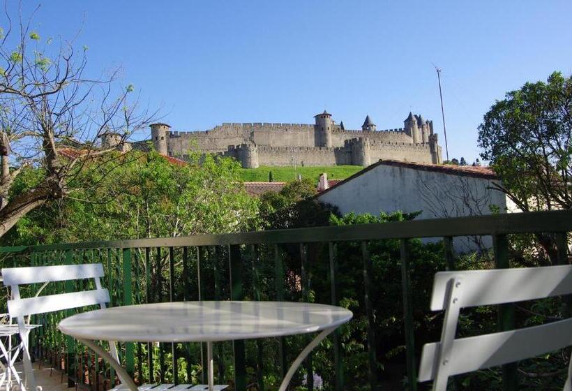 Четырехместный Номер Стандарт, La Villa Carcassonne, Cité 8 Min à Pieds, Clim, Piscine, Full Wifi, Borne 7,5kw, Vélo élect, Parking