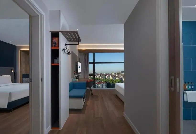 身障者適用キングサイズベッドルーム, Holiday Inn Express Shanghai Qingpu New City, An Ihg