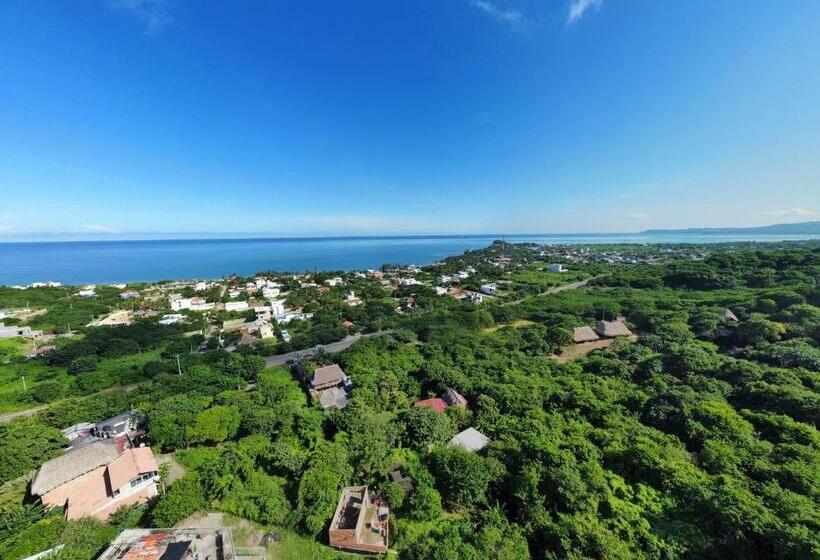 غرفة عائلية مطلّة علي البحر, Palomar Ecocabaña