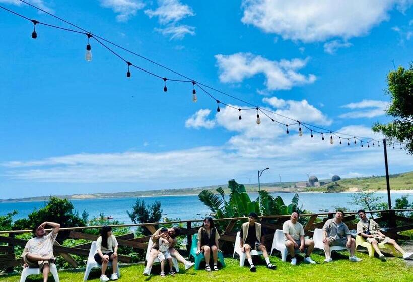 اتاق استاندارد چهار تخته با چشمانداز دریا, Sky Villa 南灣薇拉海景莊園 包棟villa