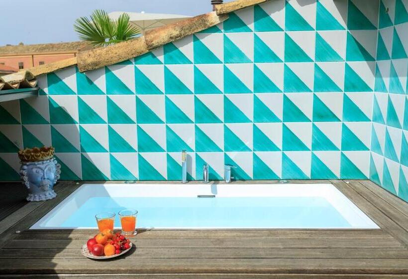 标准间带露台, Sui Tetti Di Balarm Boutique Rooms