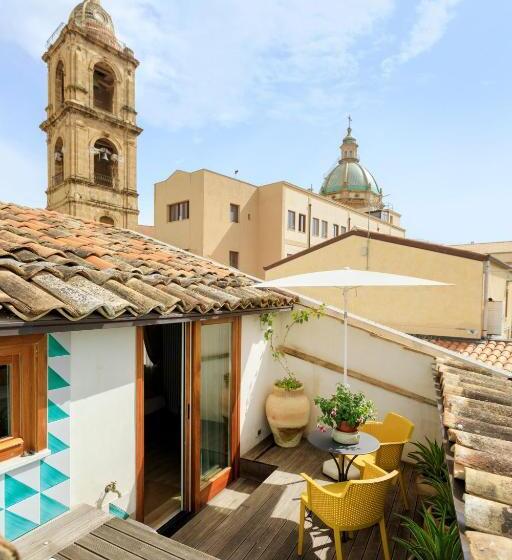 标准间带露台, Sui Tetti Di Balarm Boutique Rooms