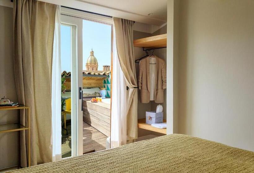 标准间带露台, Sui Tetti Di Balarm Boutique Rooms