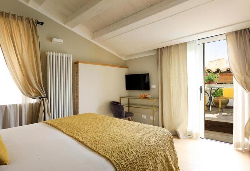 标准间带露台, Sui Tetti Di Balarm Boutique Rooms