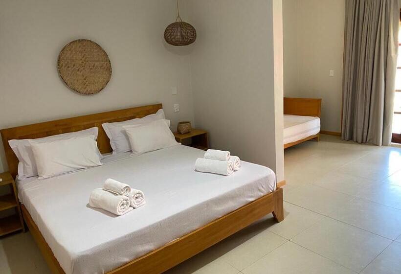 آپارتمان 1 خوابه با چشمانداز استخر, Pousada Vila Camurim