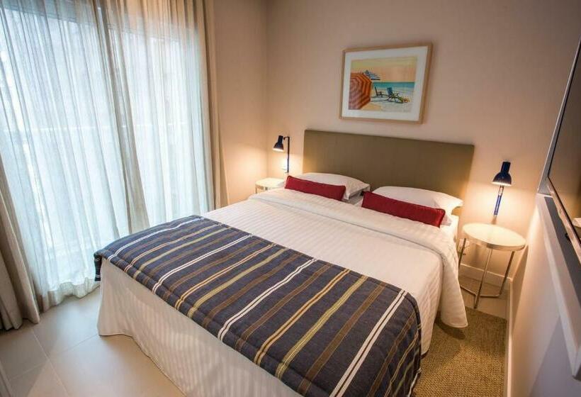 带1个卧室的带海景的公寓, Estanconfor Vista Mar Em Santos