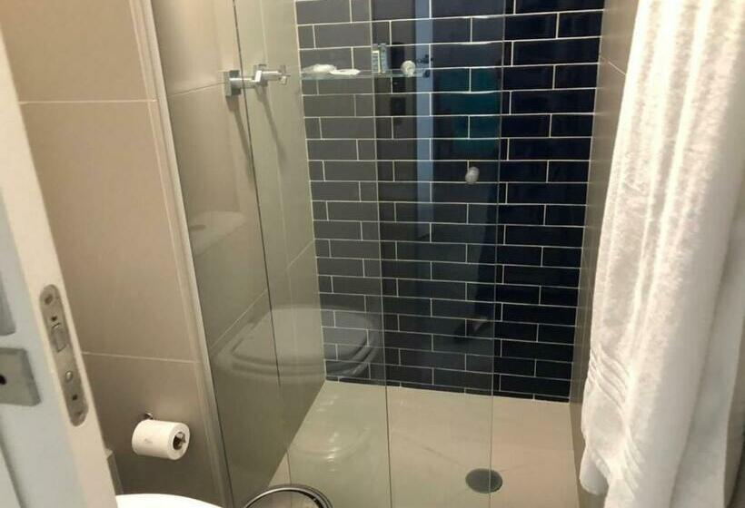 带1个卧室的带海景的公寓, Estanconfor Vista Mar Em Santos