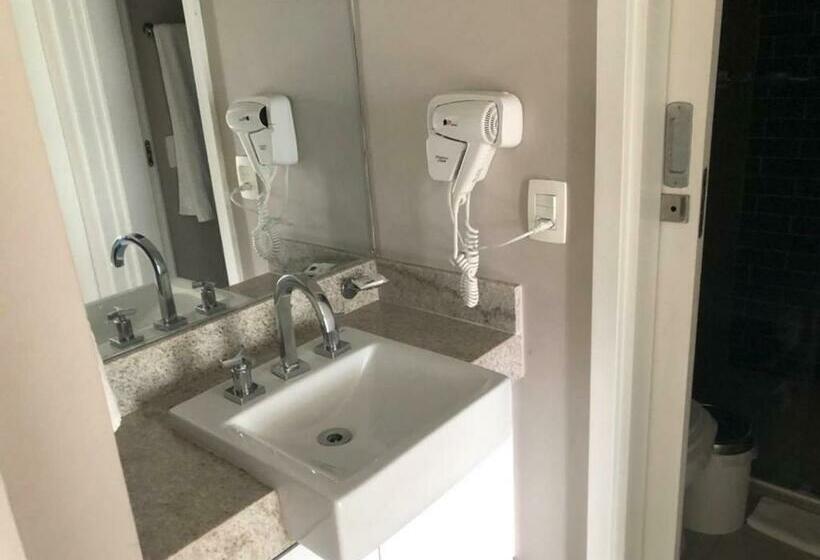 带1个卧室的带海景的公寓, Estanconfor Vista Mar Em Santos