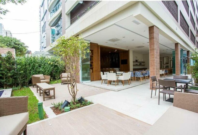 带1个卧室的带海景的公寓, Estanconfor Vista Mar Em Santos