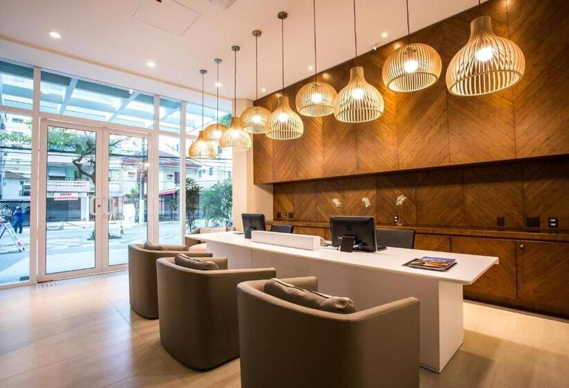 带1个卧室的带海景的公寓, Estanconfor Vista Mar Em Santos