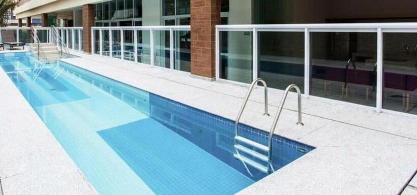 带1个卧室的带海景的公寓, Estanconfor Vista Mar Em Santos