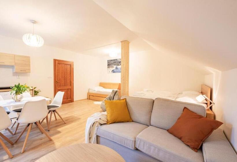 带2个卧室的公寓, úpatí Ještědu   Apartmány