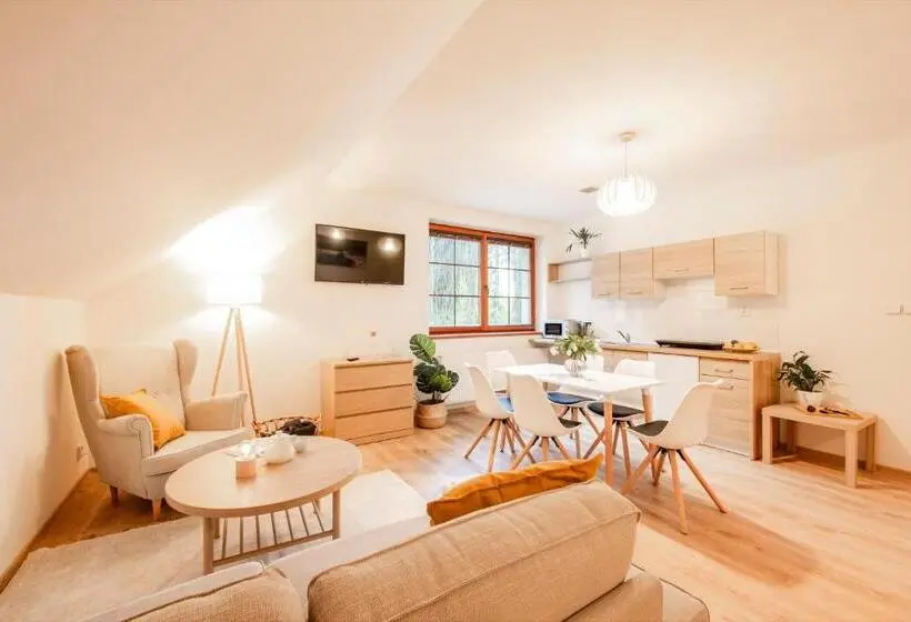 آپارتمان 2 خوابه, úpatí Ještědu Apartmány