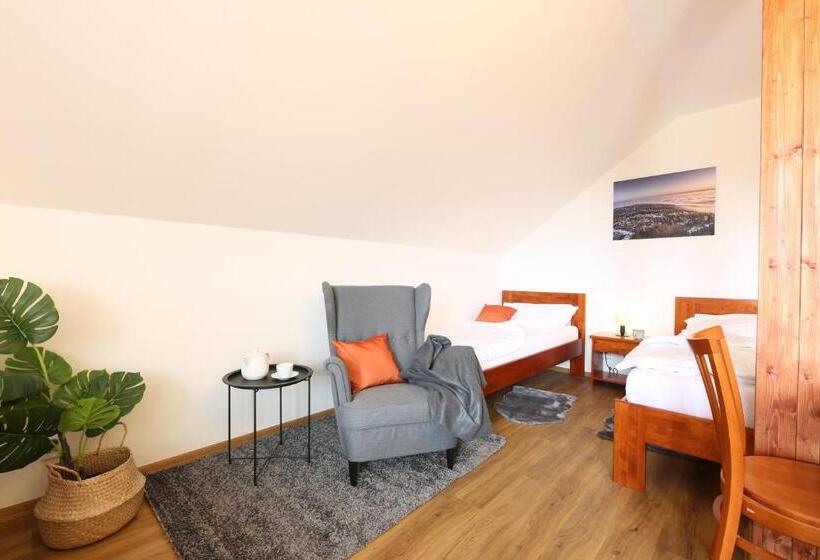 带1个卧室带观景的公寓, úpatí Ještědu   Apartmány