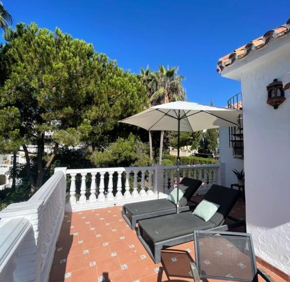 디럭스 테라스 룸 바다 전망, Casa Flora Mijas Costa Andalusië