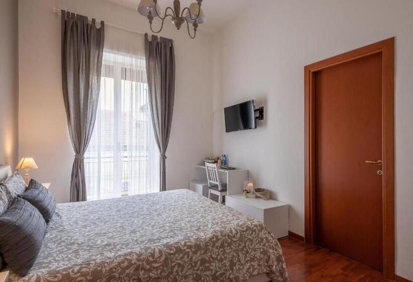 غرفة ديلوكس مزودة بشرفة, B&b Della Stazione