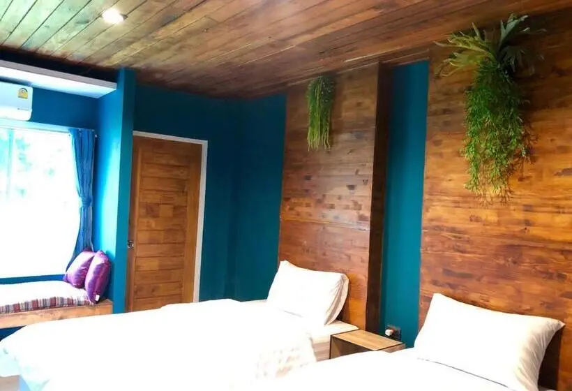 اتاق استاندارد با چشم‌انداز باغ, Ruankaew Boutique Resort Lampang